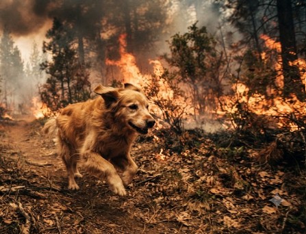 Sauver les animaux des incendies